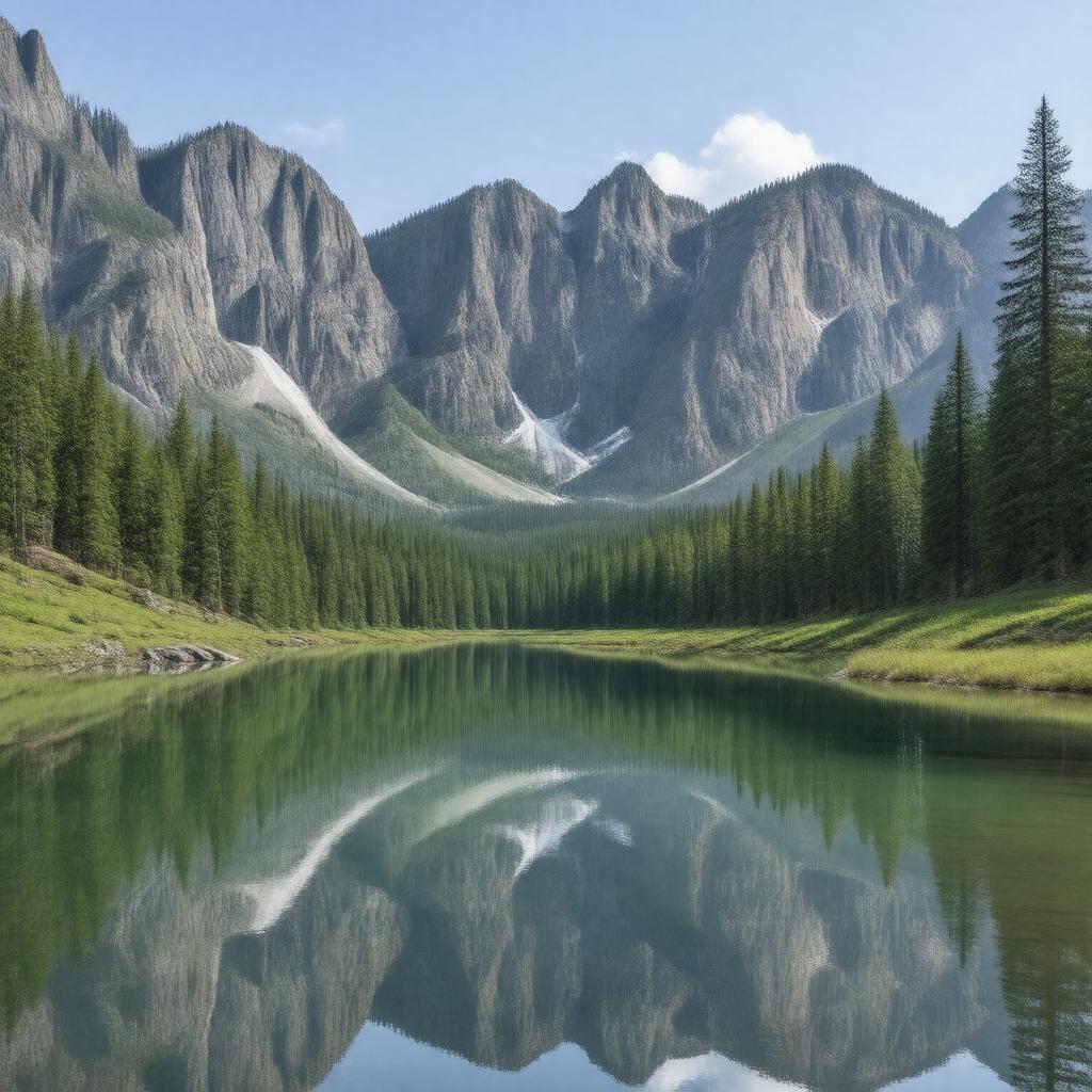 AI-created image of Kings Canyon National Park