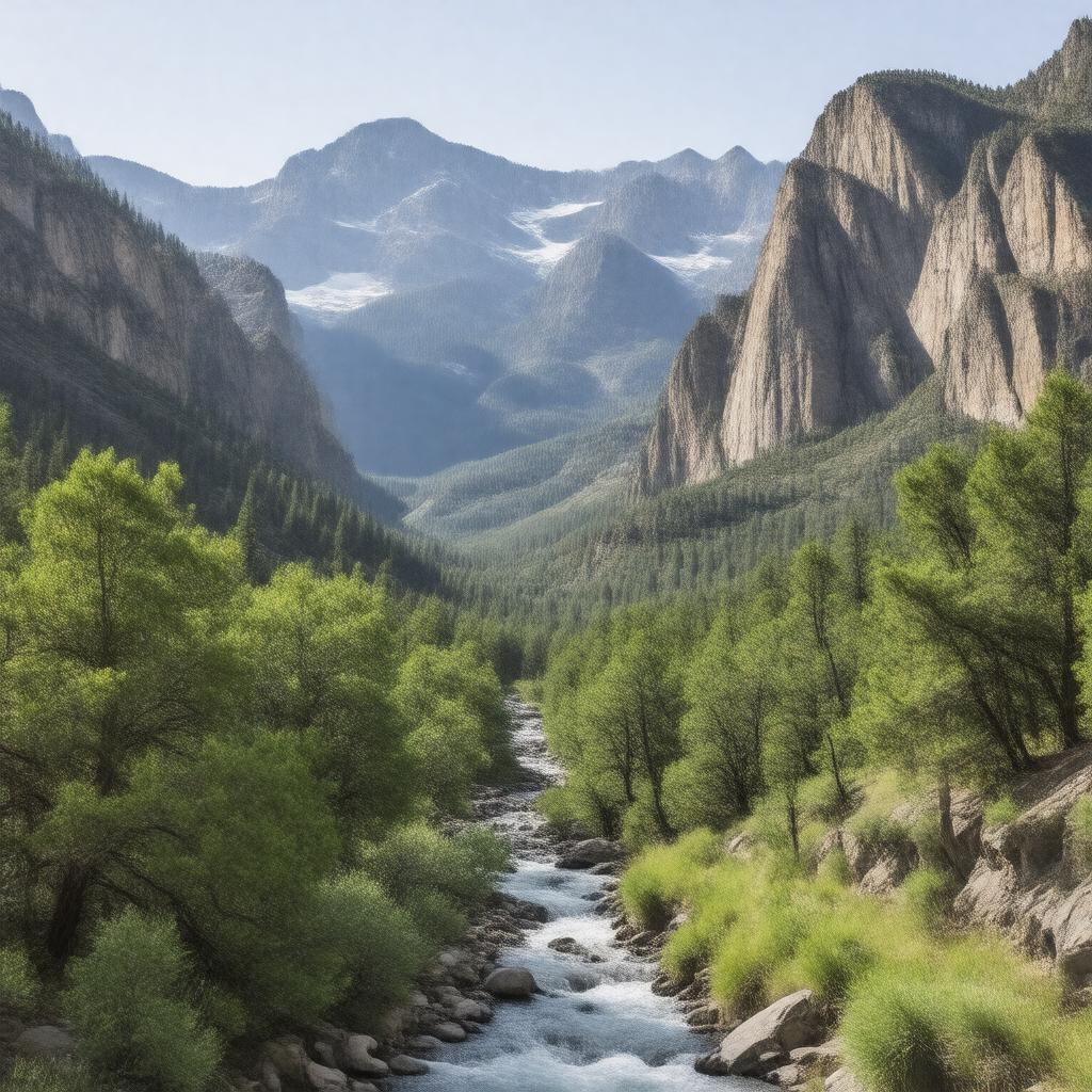 AI-created image of Kings Canyon