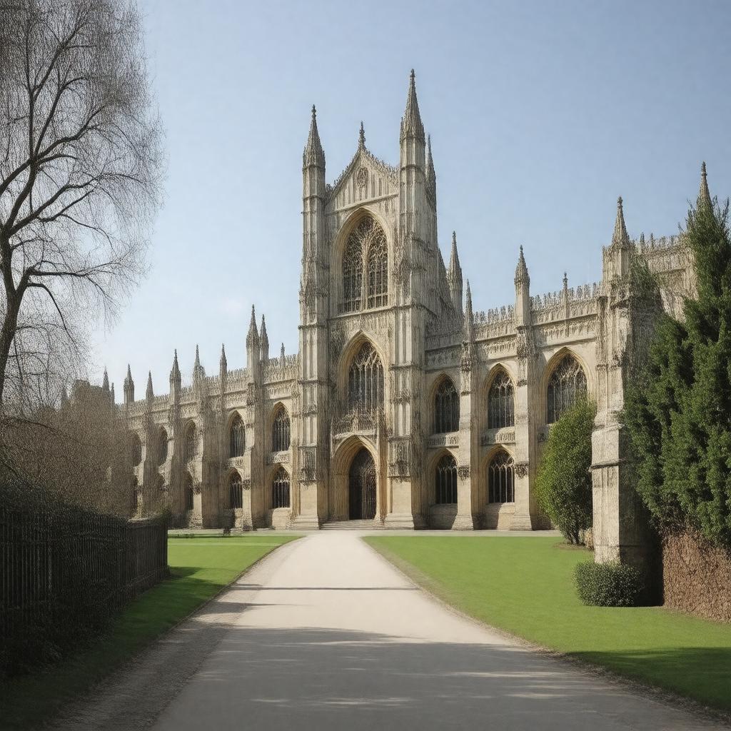 AI-created image of King's College