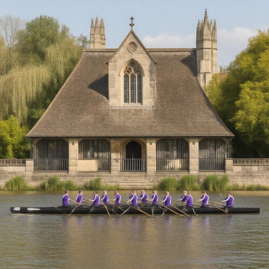 AI-created image of King's College Boat Club