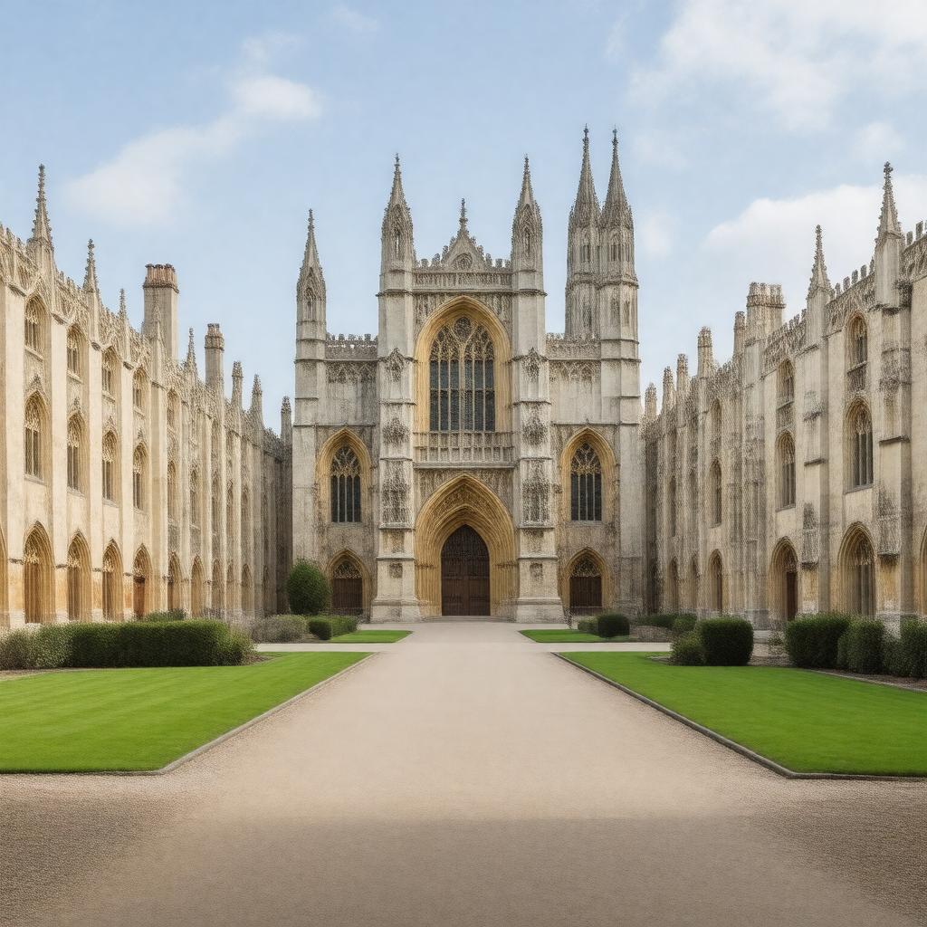 AI-created image of King's College, Cambridge
