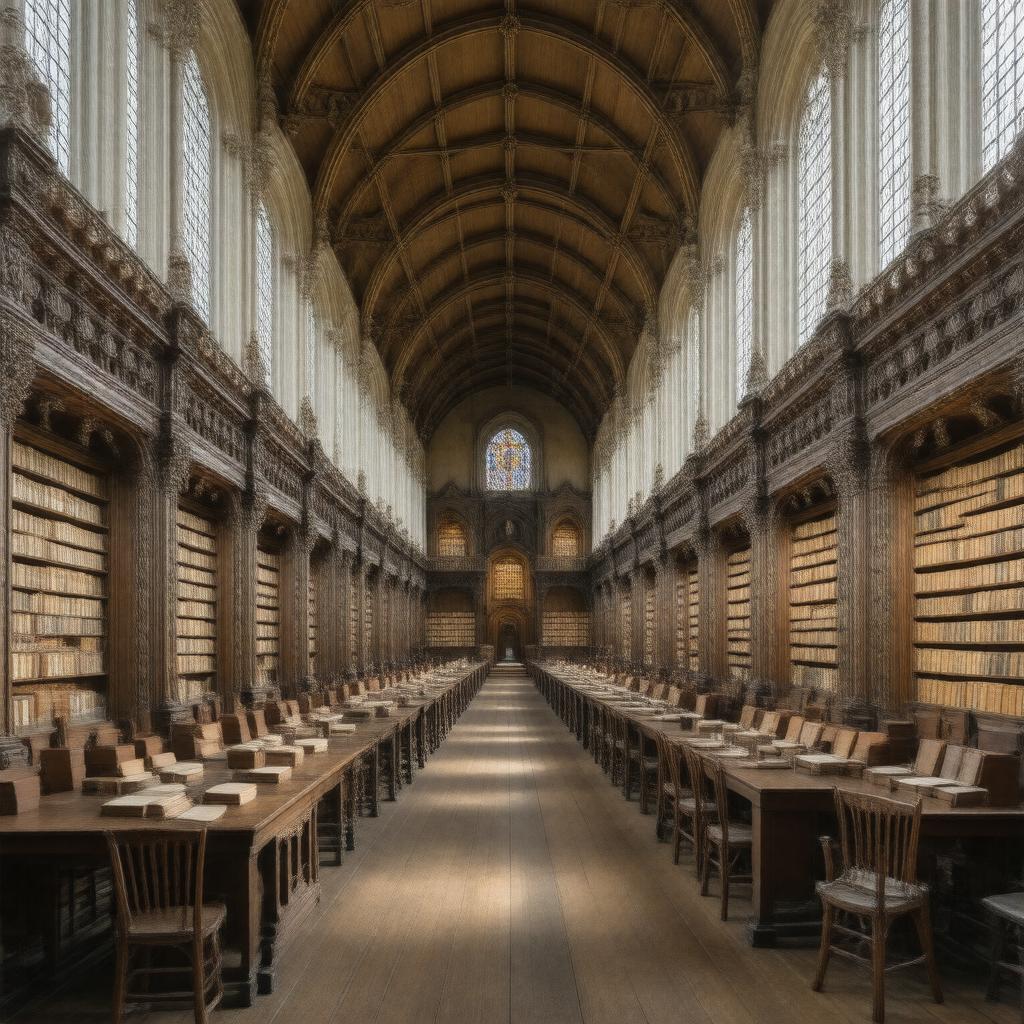 Click to view larger image AI-created image of King's College Library