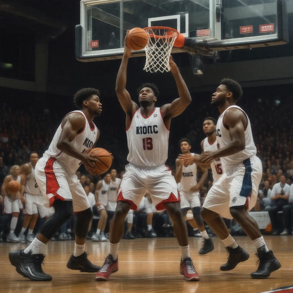 AI-created image of King's College London Basketball Club