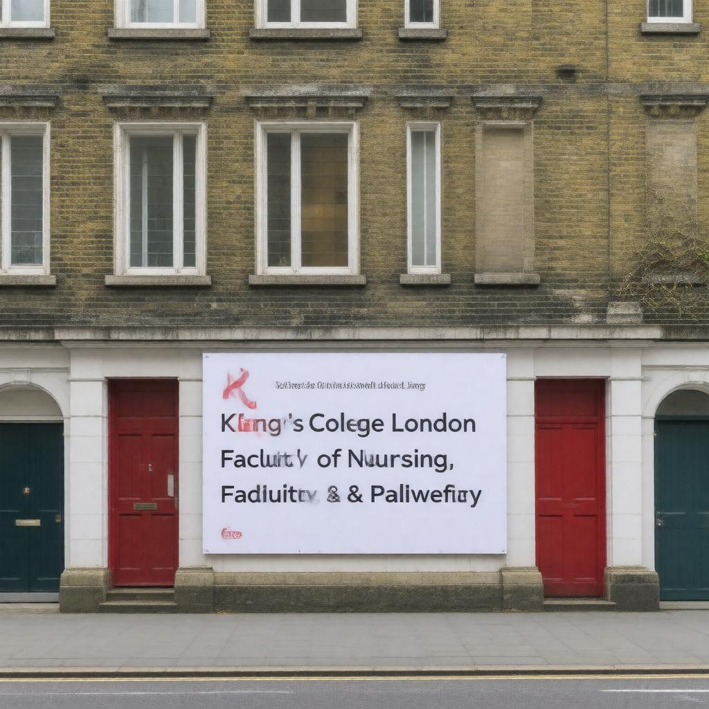 AI-created image of King's College London Faculty of Nursing, Midwifery & Palliative Care