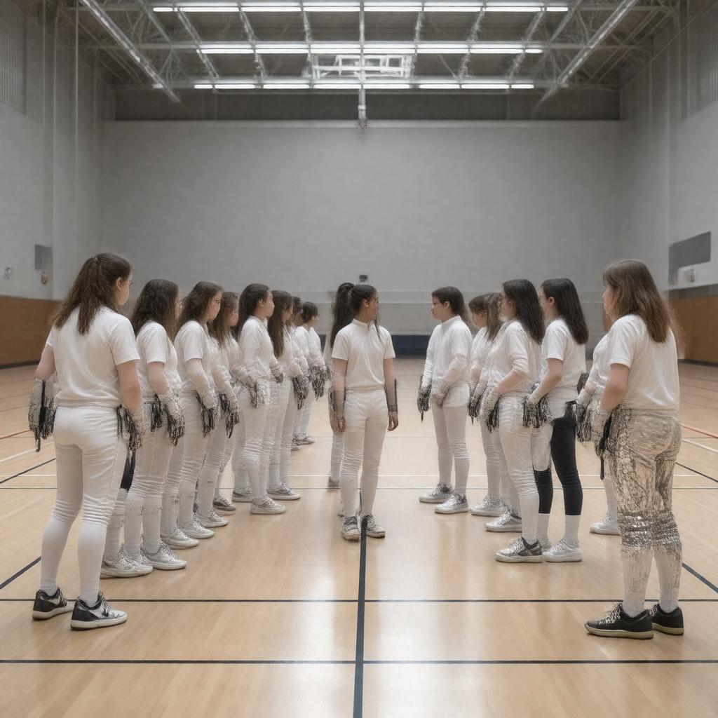 Click to view larger image AI-created image of King's College London Fencing Club