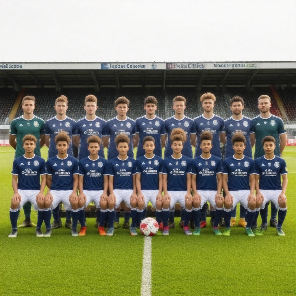 Click to view larger image AI-created image of King's College London Football Club