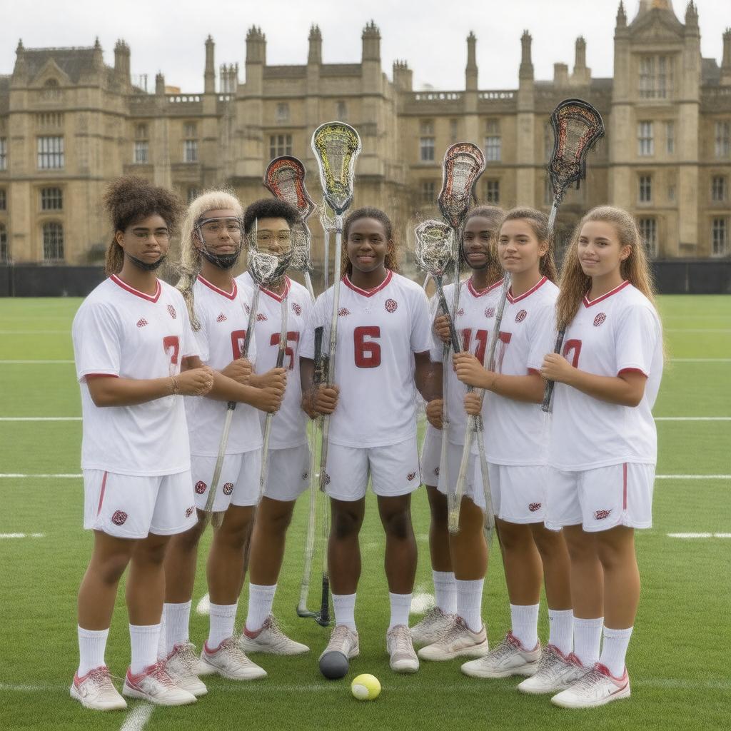 Click to view larger image AI-created image of King's College London Lacrosse Club