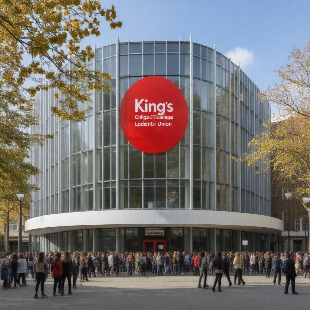 Click to view larger image AI-created image of King's College London Students' Union