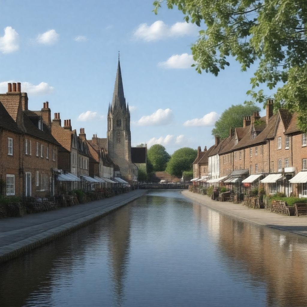 AI-created image of King's Lynn, Norfolk, England