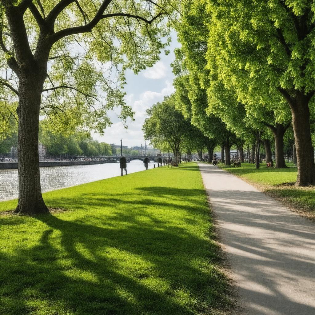 AI-created image of King's Stairs Gardens