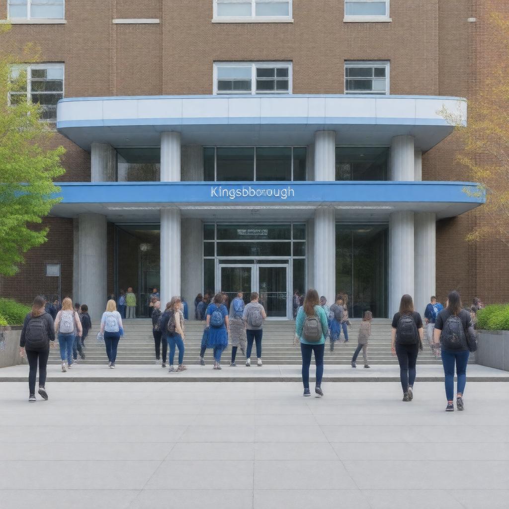 Click to view larger image AI-created image of Kingsborough Community College