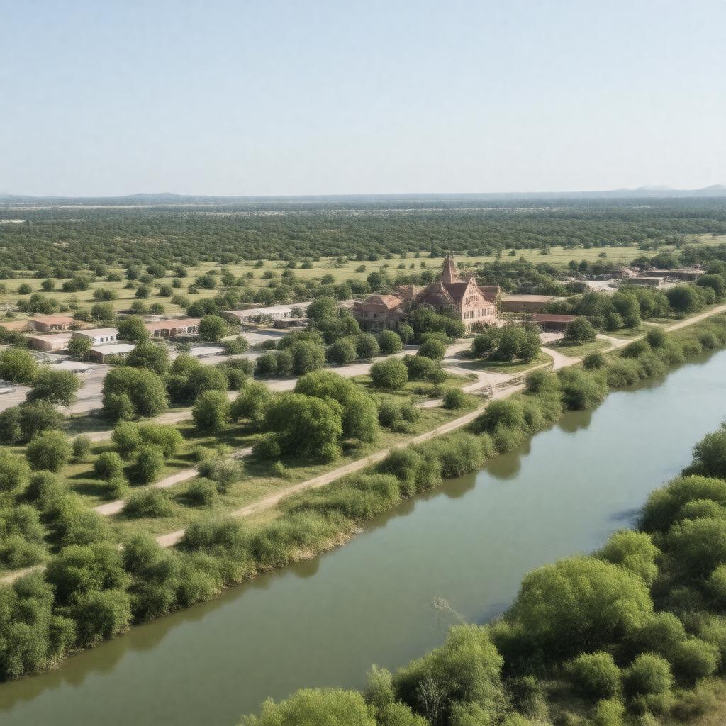 AI-created image of Kingsland, Texas