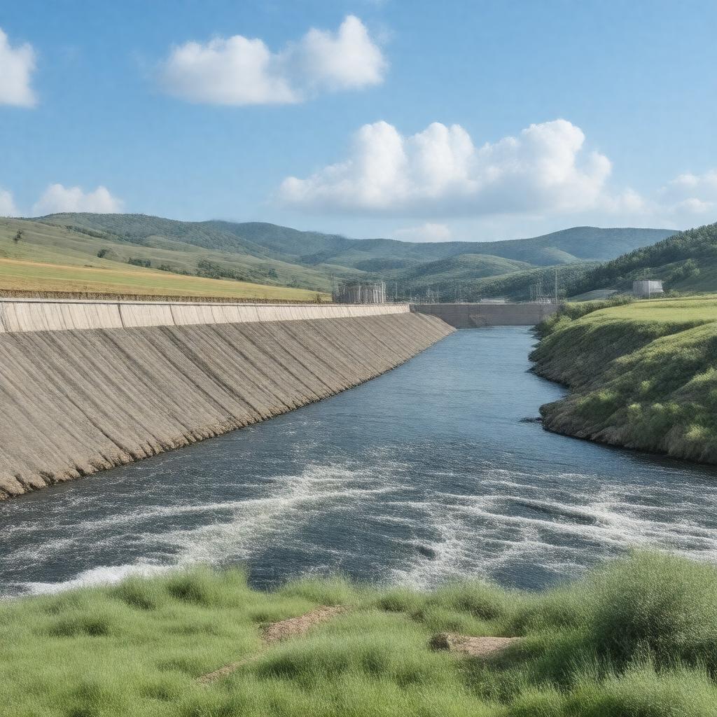 AI-created image of Kingsley Dam