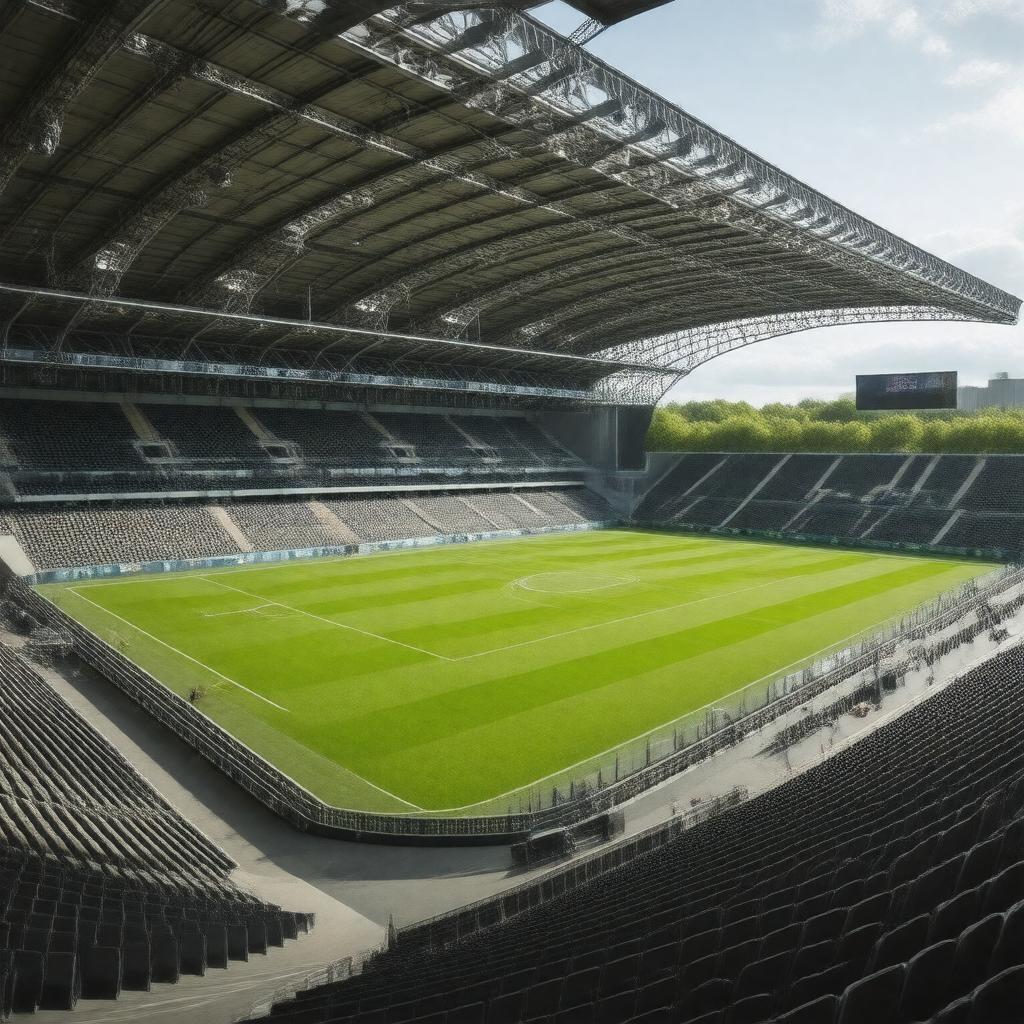 Click to view larger image AI-created image of Kingsmeadow Stadium