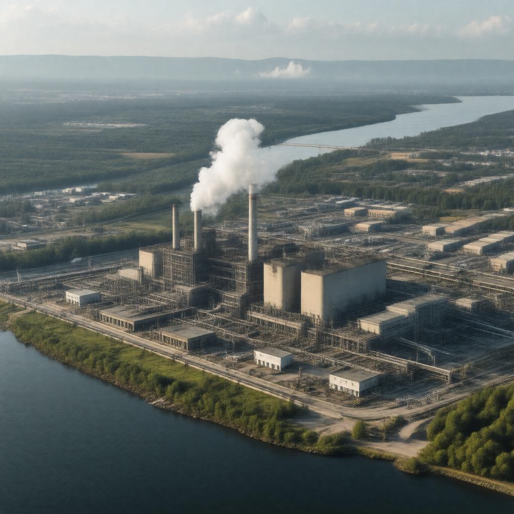 Click to view larger image AI-created image of Kingston Fossil Plant