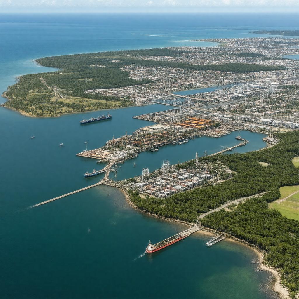 AI-created image of Kingston Harbour