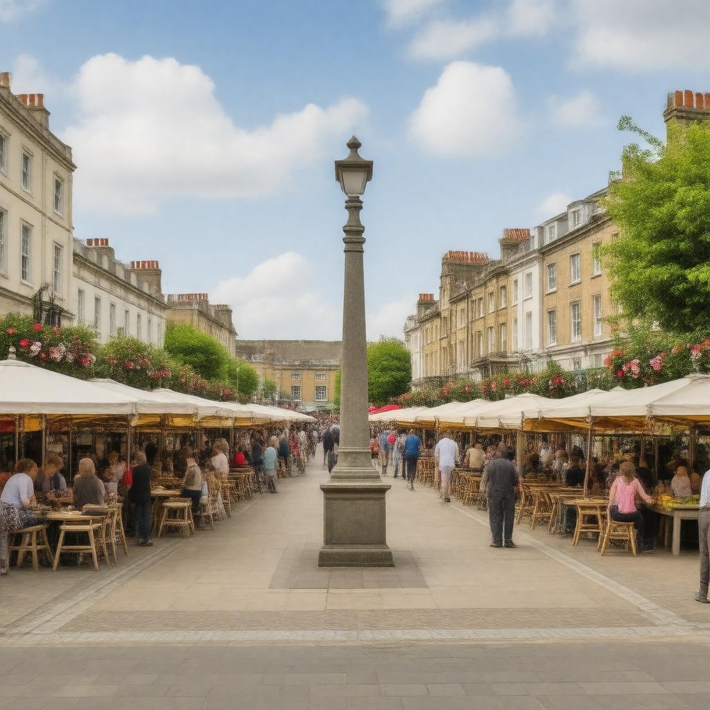 AI-created image of Kingston Market Place