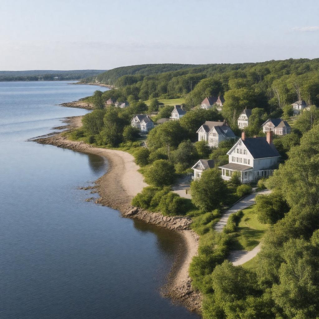 AI-created image of Kingston, Massachusetts, United States