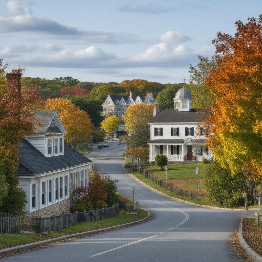 AI-created image of Kingston, Rhode Island