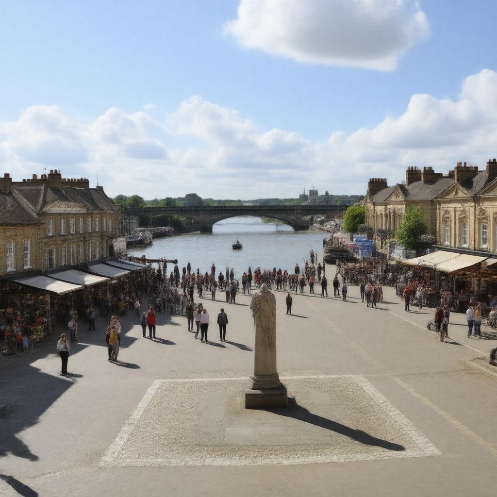 AI-created image of Kingston upon Thames, England