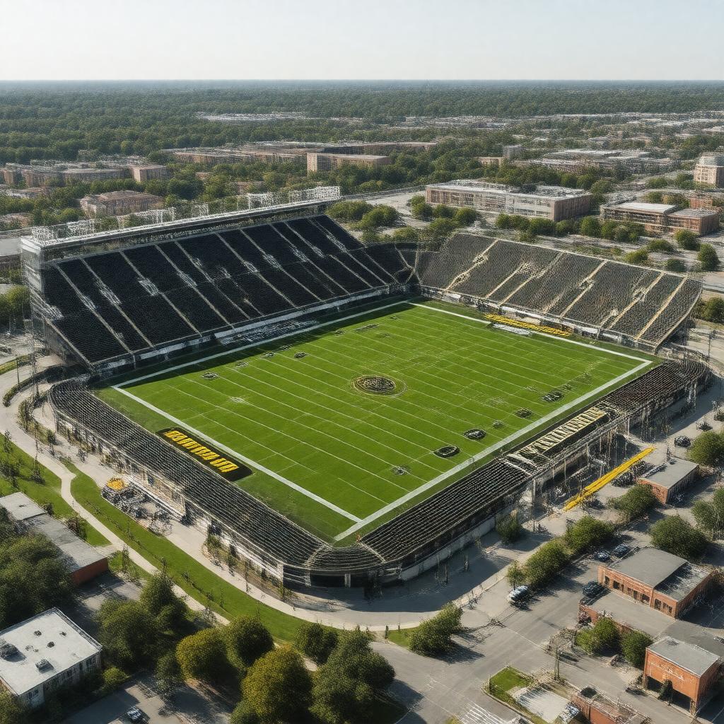Click to view larger image AI-created image of Kinnick Stadium