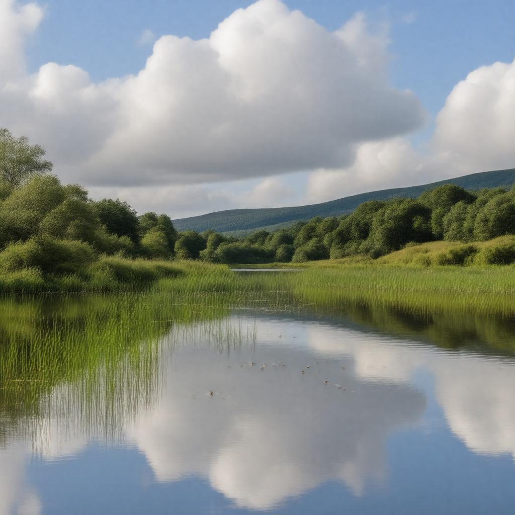 AI-created image of Kinnordy Loch