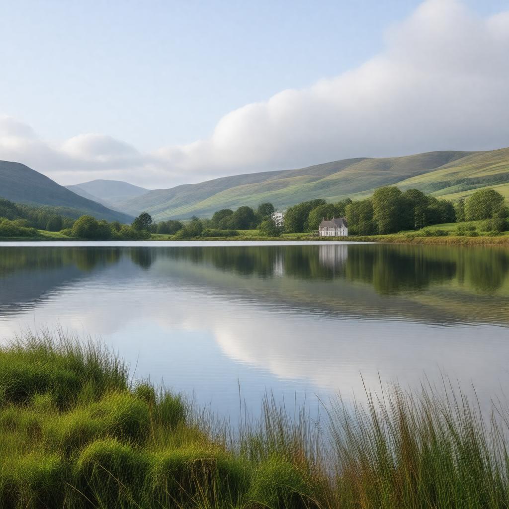 AI-created image of Kinnordy, Scotland