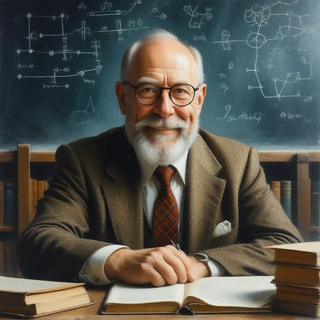 AI-created image of Kip Thorne
