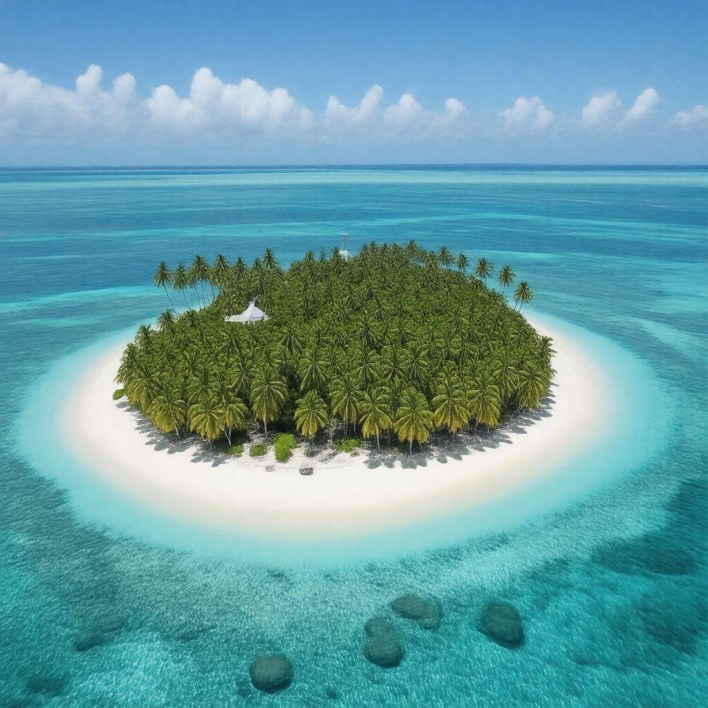 AI-created image of Kiritimati