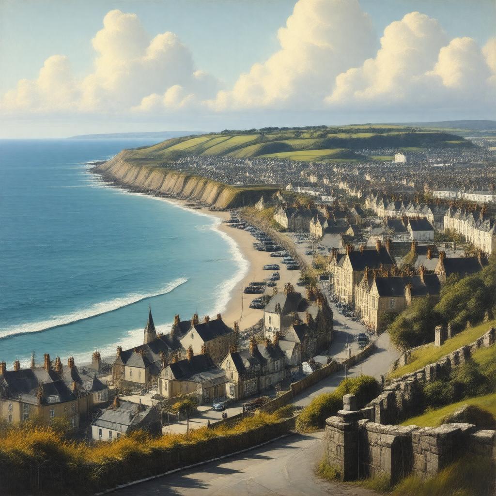 AI-created image of Kirkcaldy, Fife, Scotland