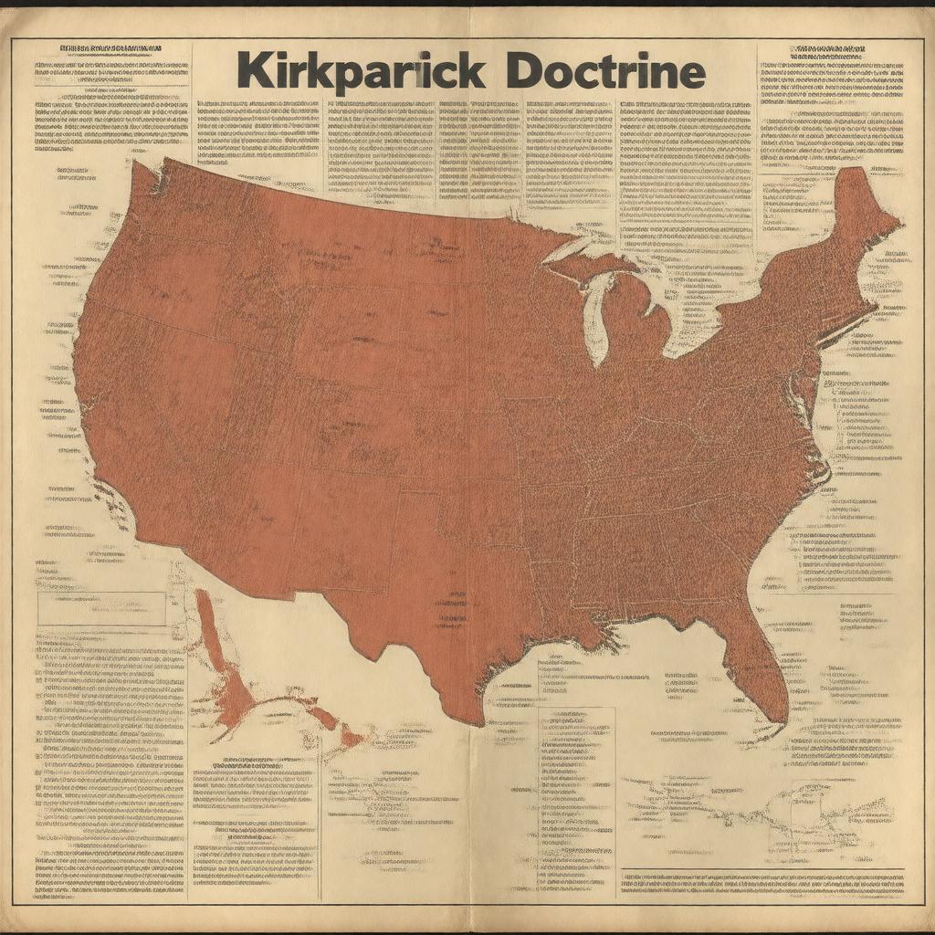 Click to view larger image AI-created image of Kirkpatrick Doctrine
