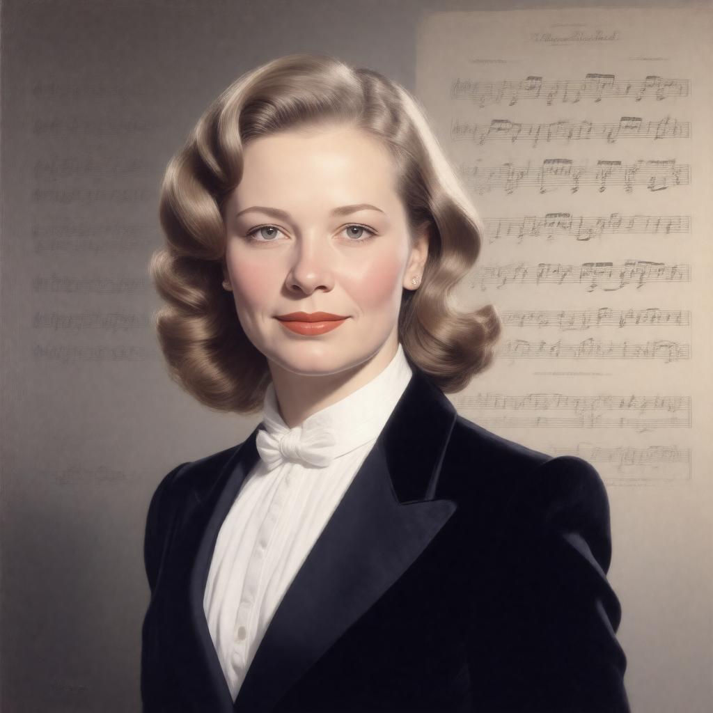 AI-created image of Kirsten Flagstad