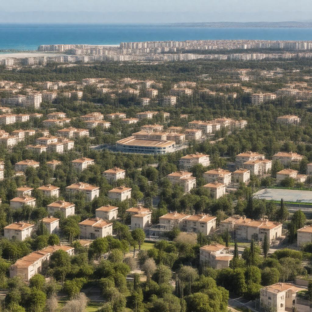 AI-created image of Kiryat Haim