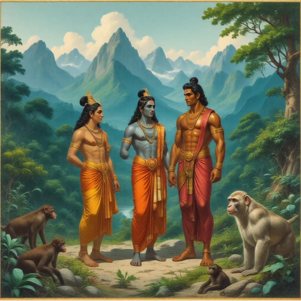 AI-created image of Kishkindha Kanda