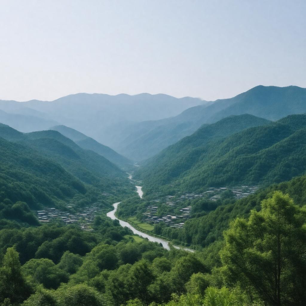 AI-created image of Kiso Valley