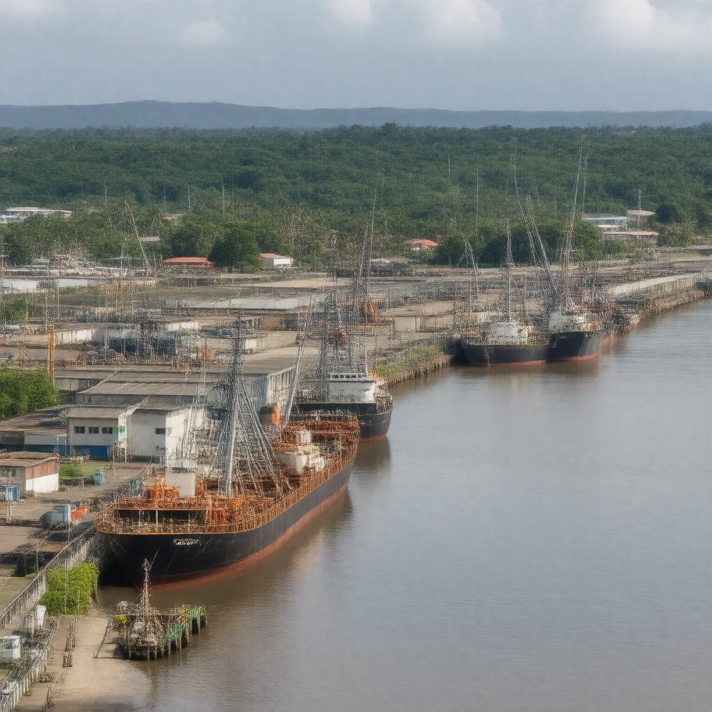 AI-created image of Kissy Dockyard