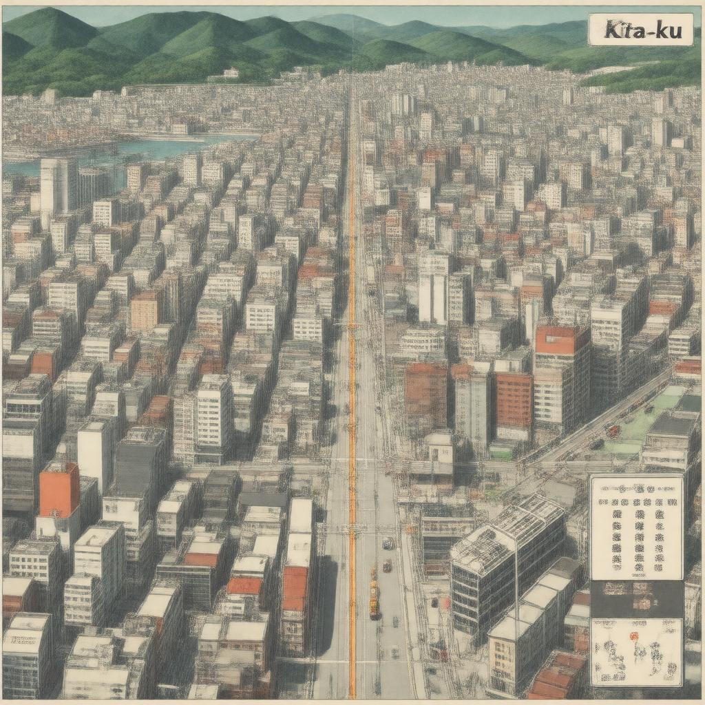 AI-created image of Kita-ku