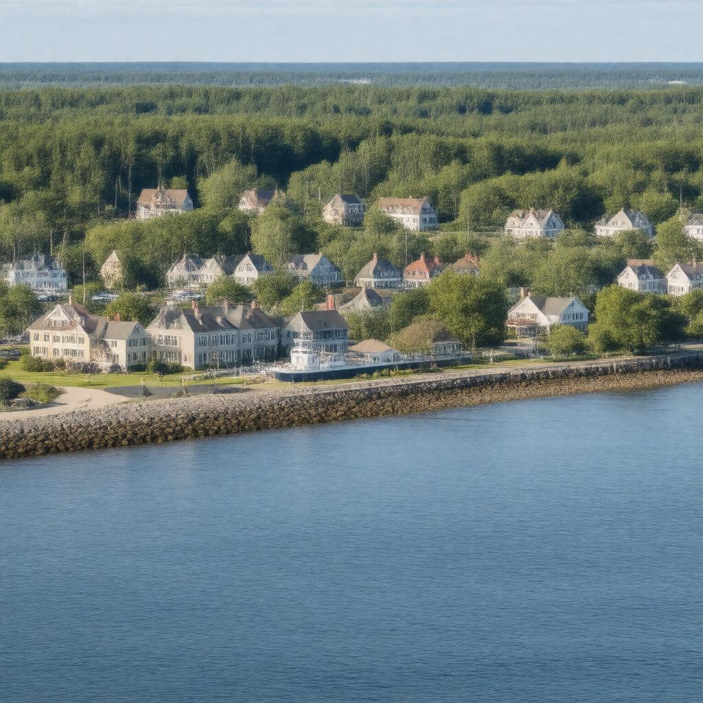 AI-created image of Kittery, Maine, United States