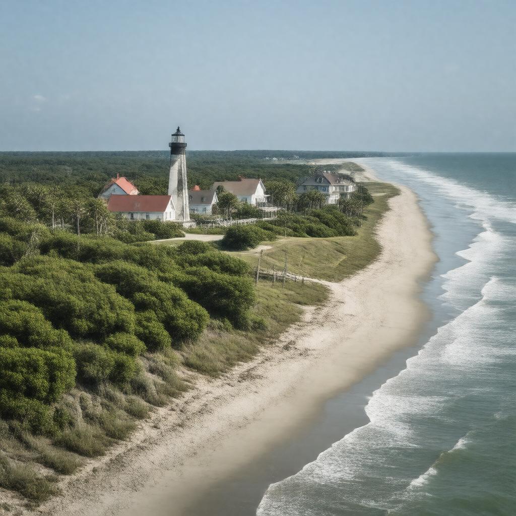 AI-created image of Kitty Hawk, North Carolina