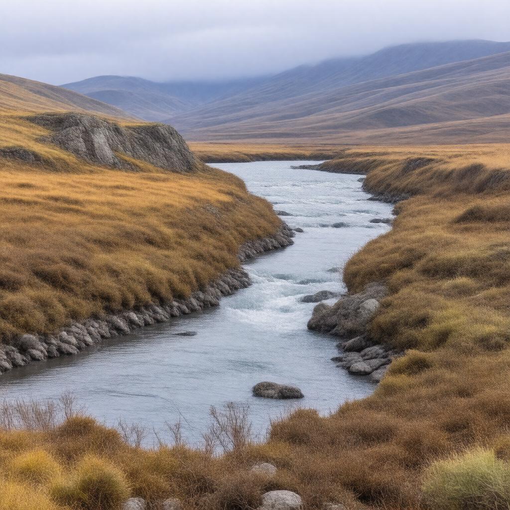 AI-created image of Kivalina River