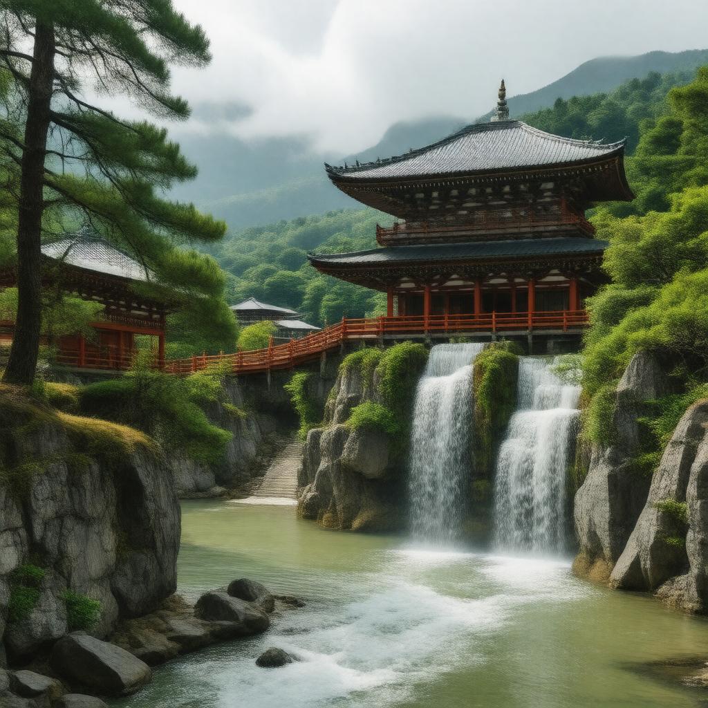 AI-created image of Kiyomizu-dera