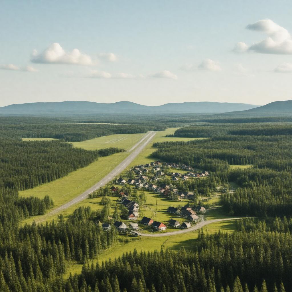 AI-created image of Kjeller, Norway