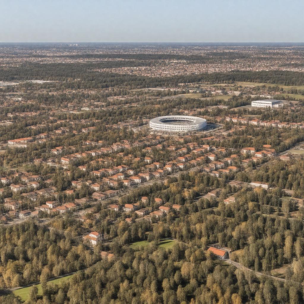 AI-created image of Kladno, Czech Republic