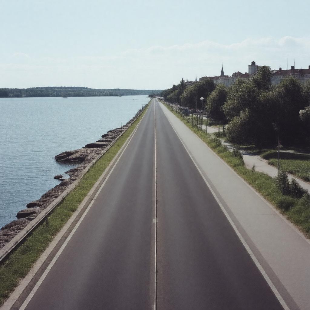 AI-created image of Klarastrandsleden