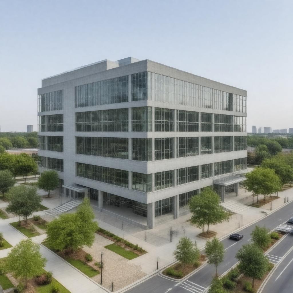 Click to view larger image AI-created image of Klaus Advanced Computing Building