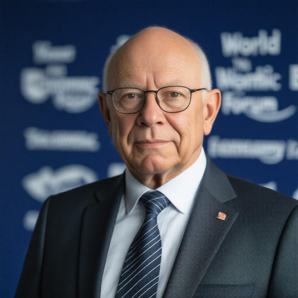 AI-created image of Klaus Schwab