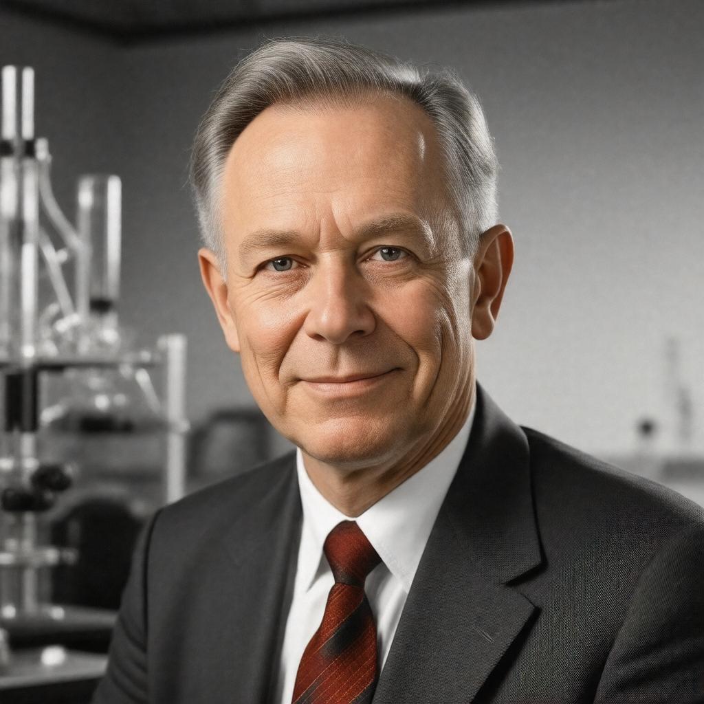 AI-created image of Klaus von Klitzing