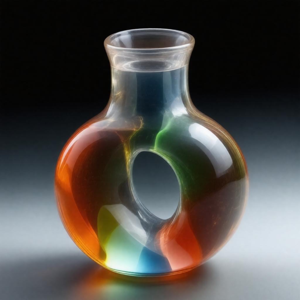 AI-created image of Klein bottle