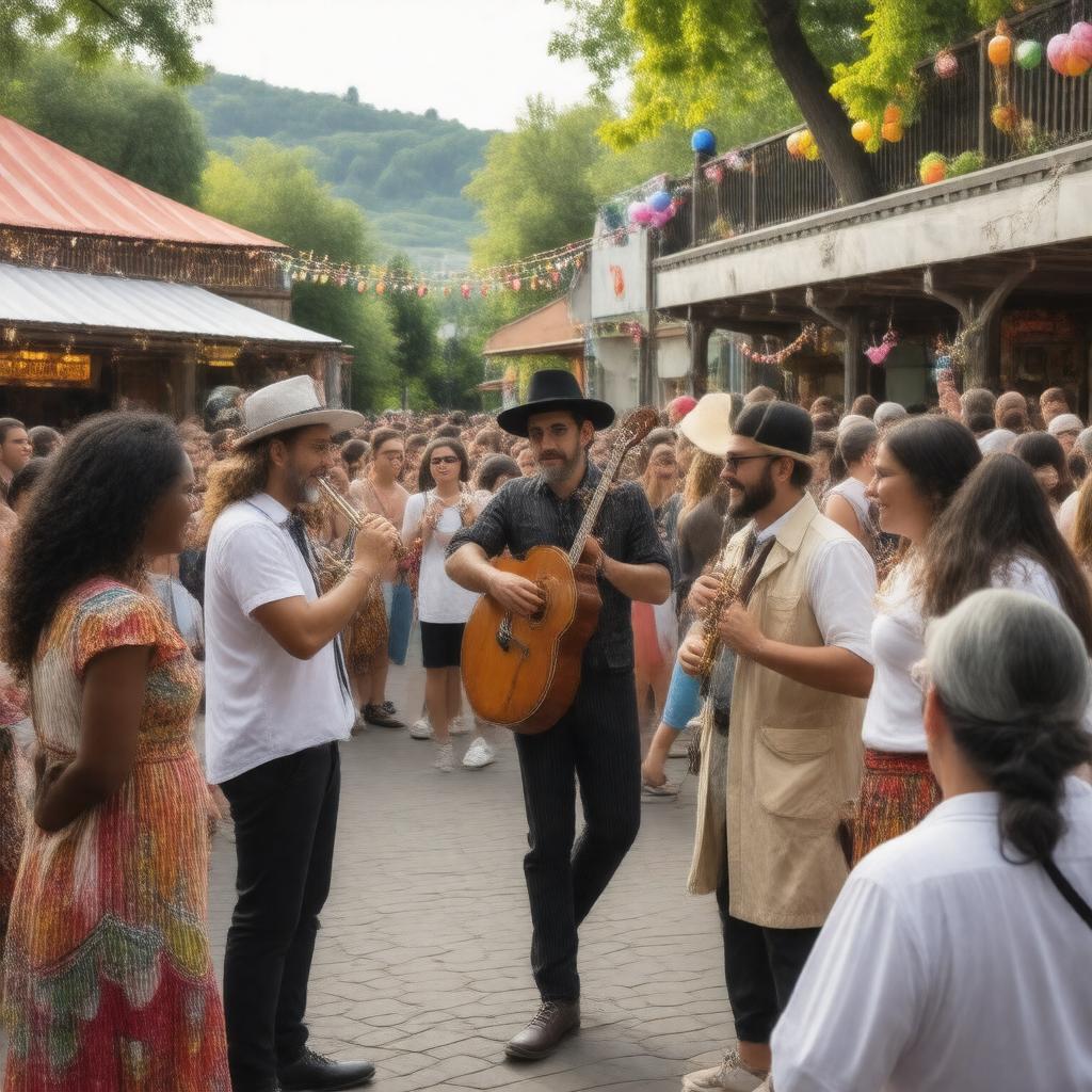 AI-created image of Klezmer Festival