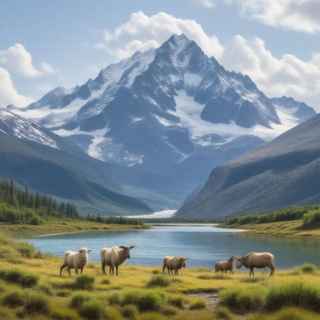 Click to view larger image AI-created image of Kluane National Park and Reserve